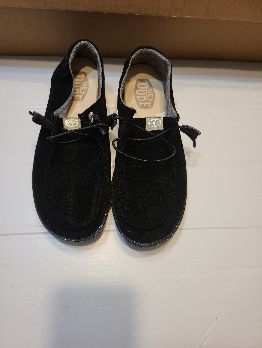 Hey Dude Wendy Wave Corduroy Black